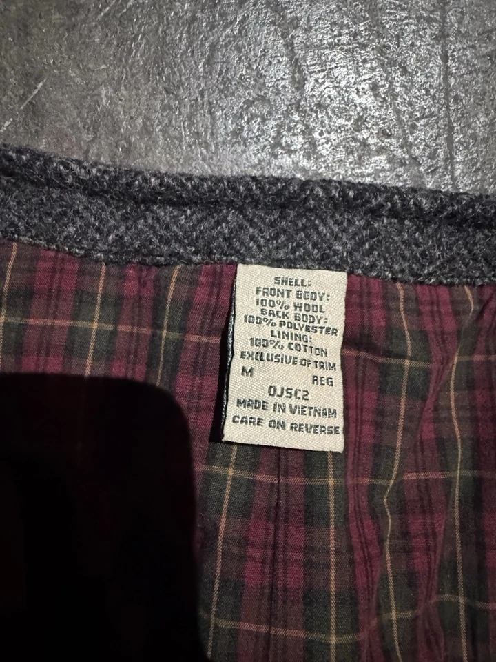 Chaleco Suéter de Lana Vintage Años 90 Preppy Retro Espiga Trabajo Foto 3 de 4