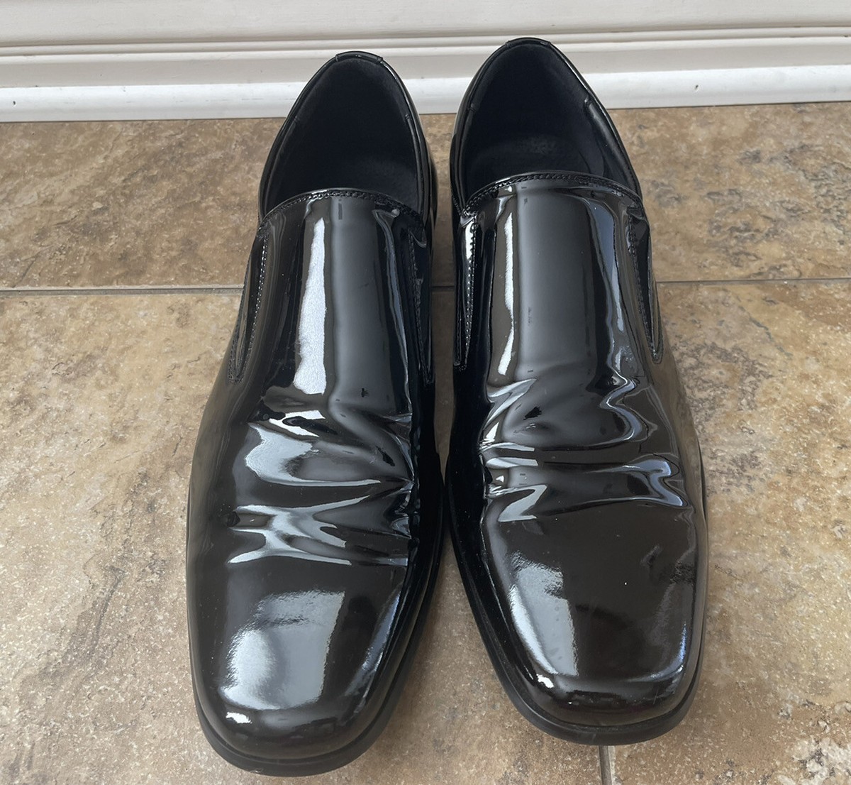Steve Madden Mens Hikick Slip On Formal Loafer Shoes, Black  display picture 3