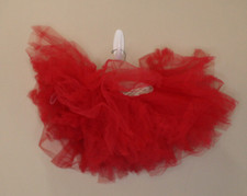 Body Wrappers red tulle adult tutu size XS-S 7797 4 layers USA