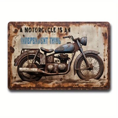 Blechschild Motorrad Motorcycle 20x30cm Retro Vintage TEL162