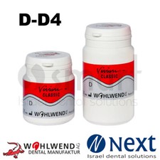 Dental lab ceramic porcelain Vision classic Wohlwend dentin 20/50 gr D4