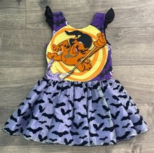 Sweet Petunia Clothing Scooby Doo Toddler Size 4 Halloween Dress