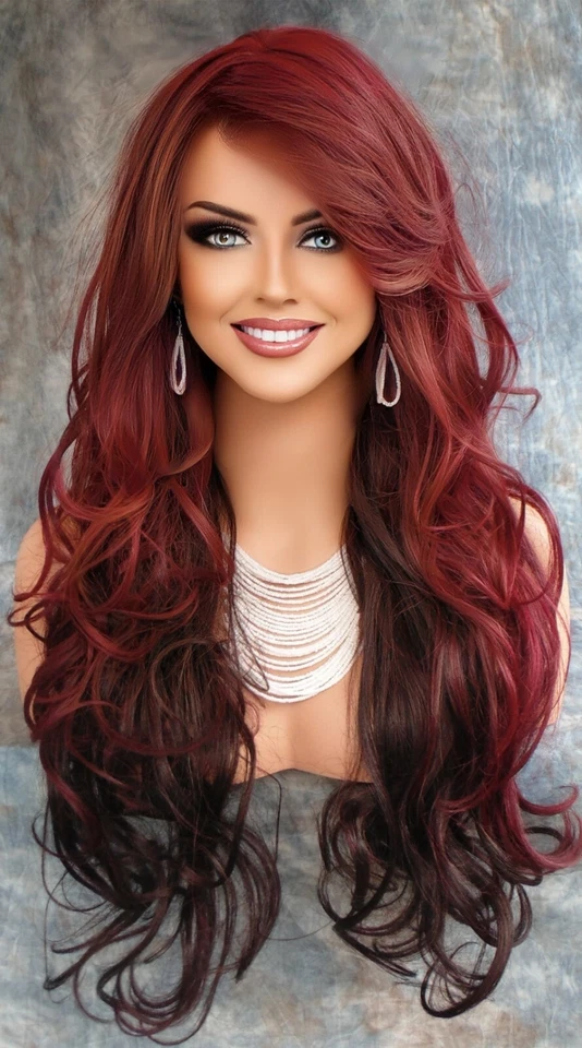 LONG CURLY | HEAT SAFE SKIN TOP WIG | COLOR DX4799 | HOT STYLE USA SELLER 355 - Image 2 of 4