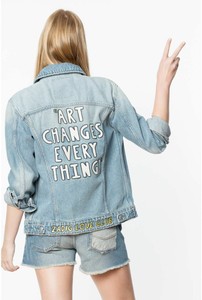 zadig voltaire jeans jacket