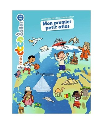 Mon premier petit atlas: Autocollants, Ledu, Stéphanie
