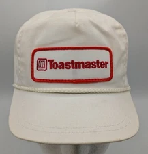 Vintage Toastmaster Inc Columbia MO Rope Cord Strap Back Hat