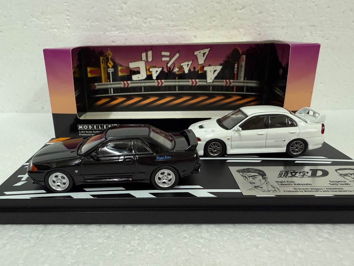 1:64 MODELER'S MD64218 Initial D Night Kids Skyline R32 Emperor
