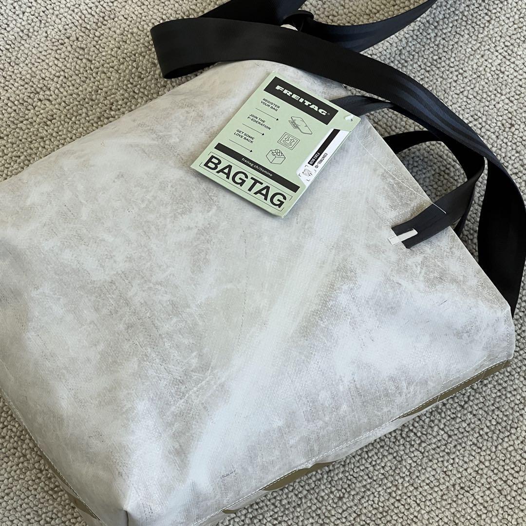 Unused Freitag F203 BOB Golden Design Tote Bag Shopping Bag Gray  