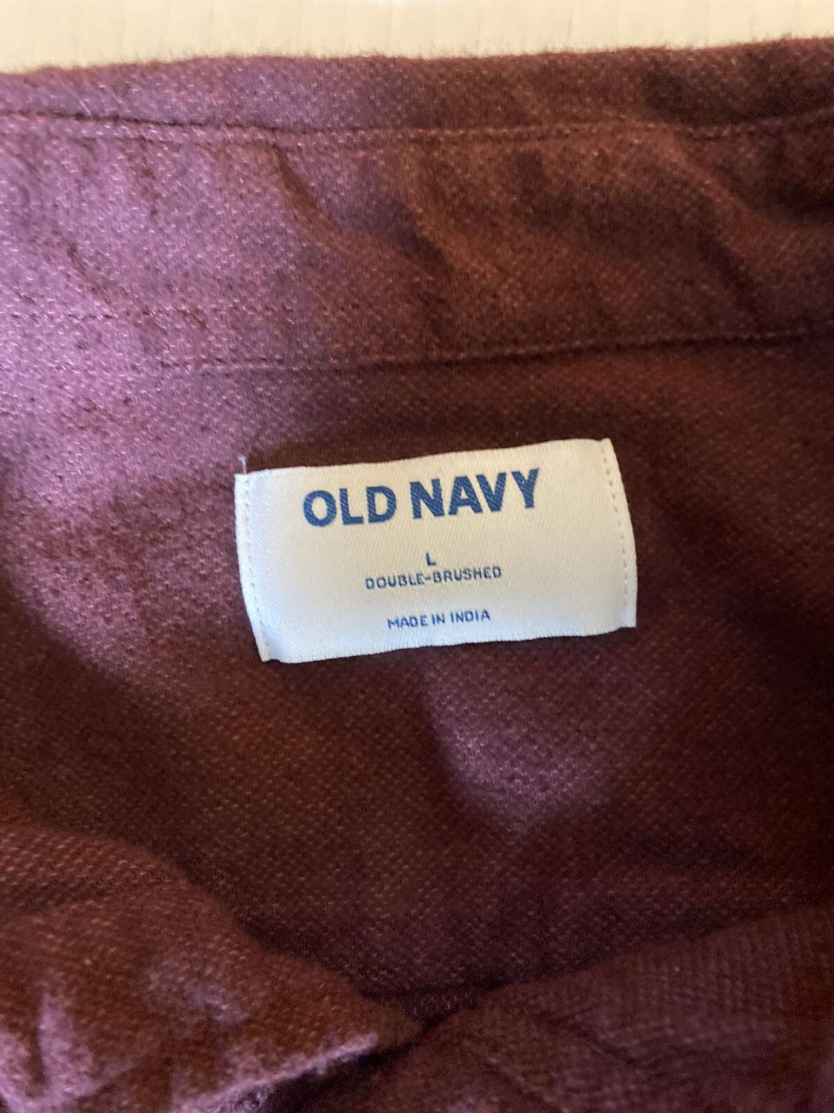 Old Navy Men's Basic Solid Long Sleeve Flannel Sh… - image 3