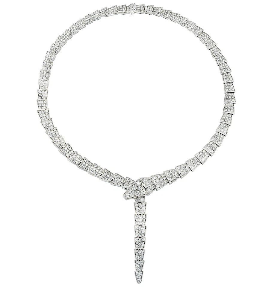 Bvlgari Serpenti Viper 15.75 Carat Diamond Necklace - Image 4 of 4