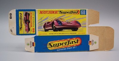  MATCHBOX  SUPERFAST SF-68 PORSCHE 910 **Near MINT UNFOLDED G-TYPE BOX**
