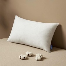 MIULEE Pillow Insert 12x20 Inch, Decorative Rectangle Throw White