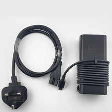 Genuine Dell 65W USB-C AC Adapter Charger HA65NM190 UK Plug Power Supply