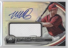 2013 Bowman Platinum Auto Jumbo Relic Matt Davidson #AJR-MD Auto 0p8