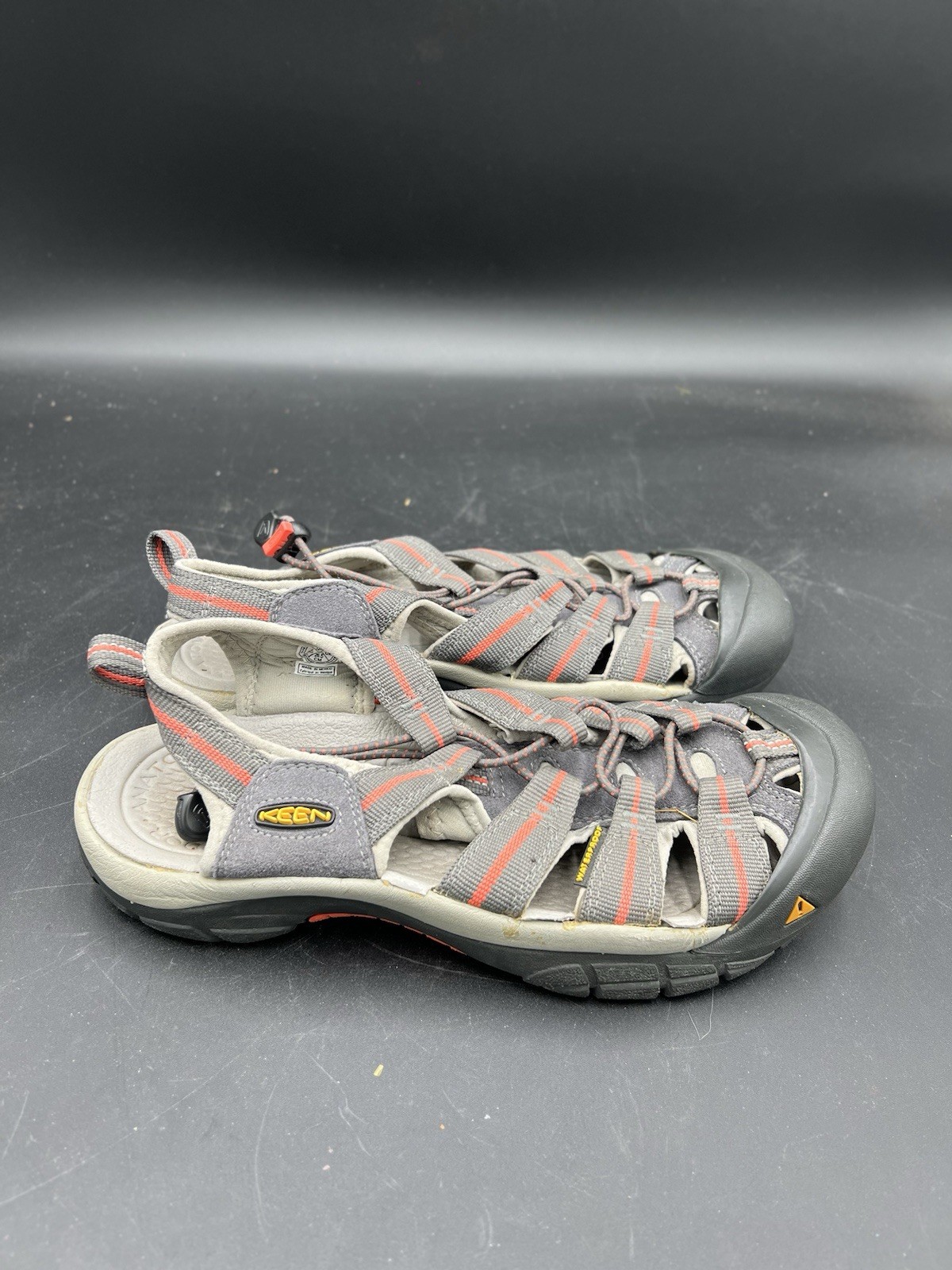 Keen sandalo donna impermeabile arancione grigio taglia US 9 5