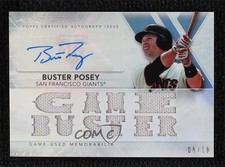 2015 Topps Triple Threads Auto Relics 5/18 Buster Posey #TTAR-BP1 Auto 0b0