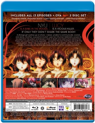 Elfen Lied: Complete Collection (Blu-ray Disc, 2013, 2-Disc