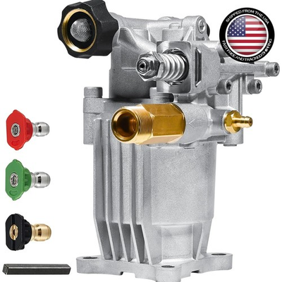 #ad Rust Resistant 3 4quot; Shaft Horizontal Pressure Washer Pump Honda Compatible $75.99