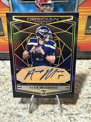 Alex McGough 2018 Obsidian RC Auto RKA-AM /50 USFL MVP 2023 Seahawks Stallions