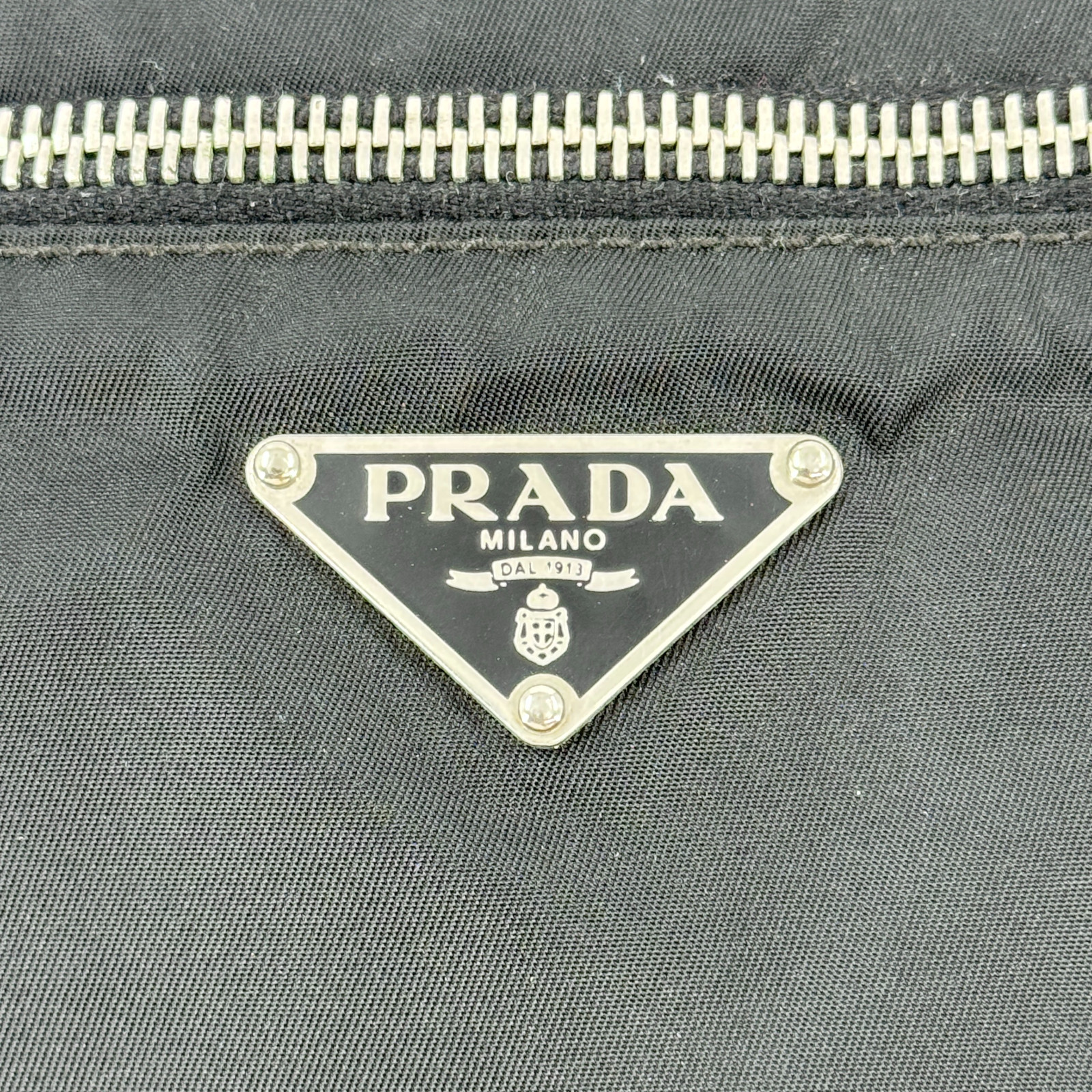 Auth PRADA Tessuto Nylon Black Shoulder Bag KA661 thumbnail 12