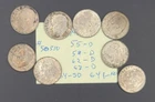 Lot(8) 1955-1964 Silver Roosevelt Dimes 1955D, 1958D, 1962D, 1963D,  1964(4)