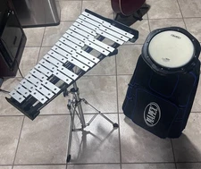 Mapex Percussion Xylophone Bell Kit w/Carrying Case Bag Stand & Drum Pad