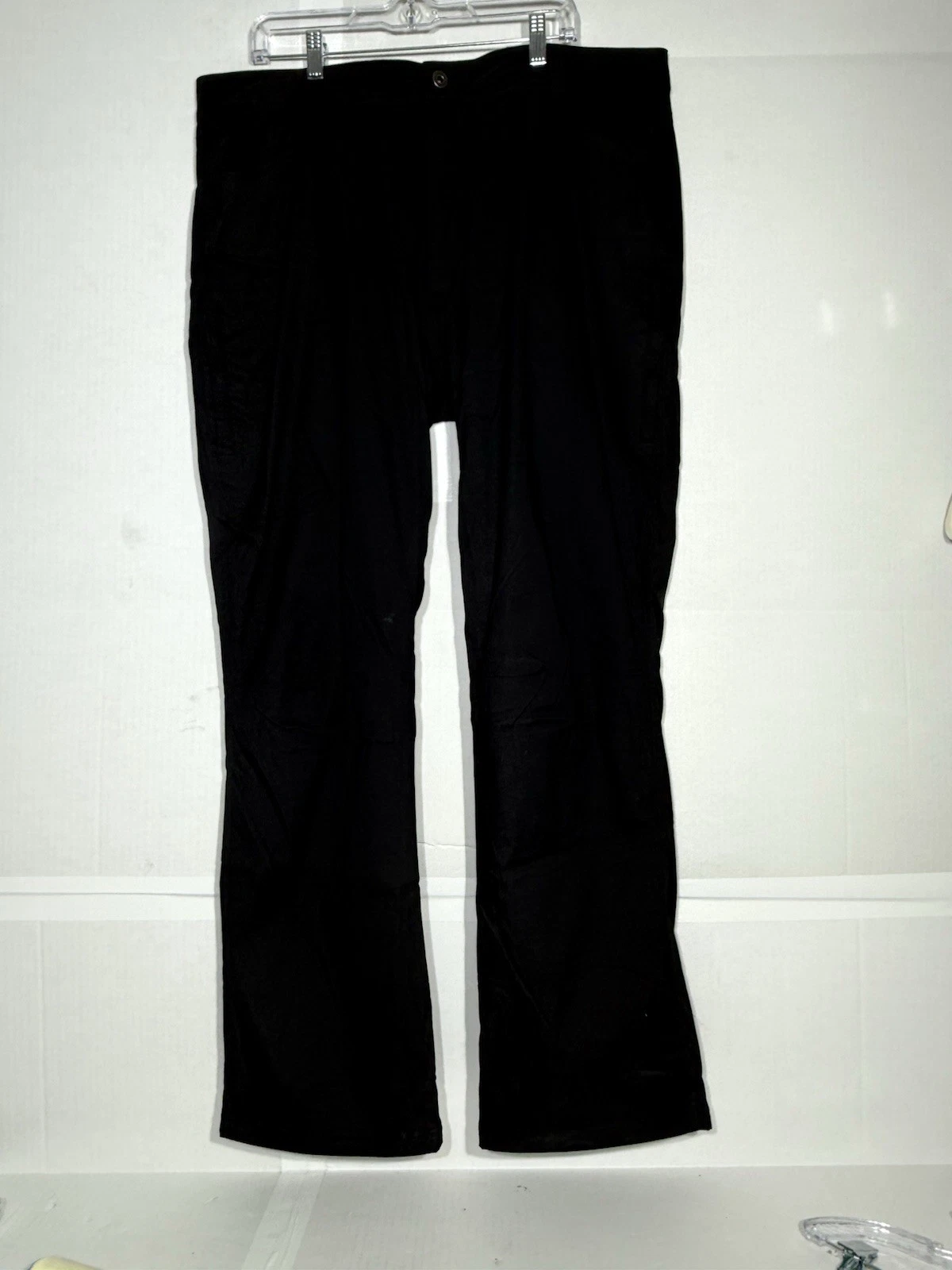 Eddie Bauer Men's Fleece Lined Tech Pants Black Size 40 x 32