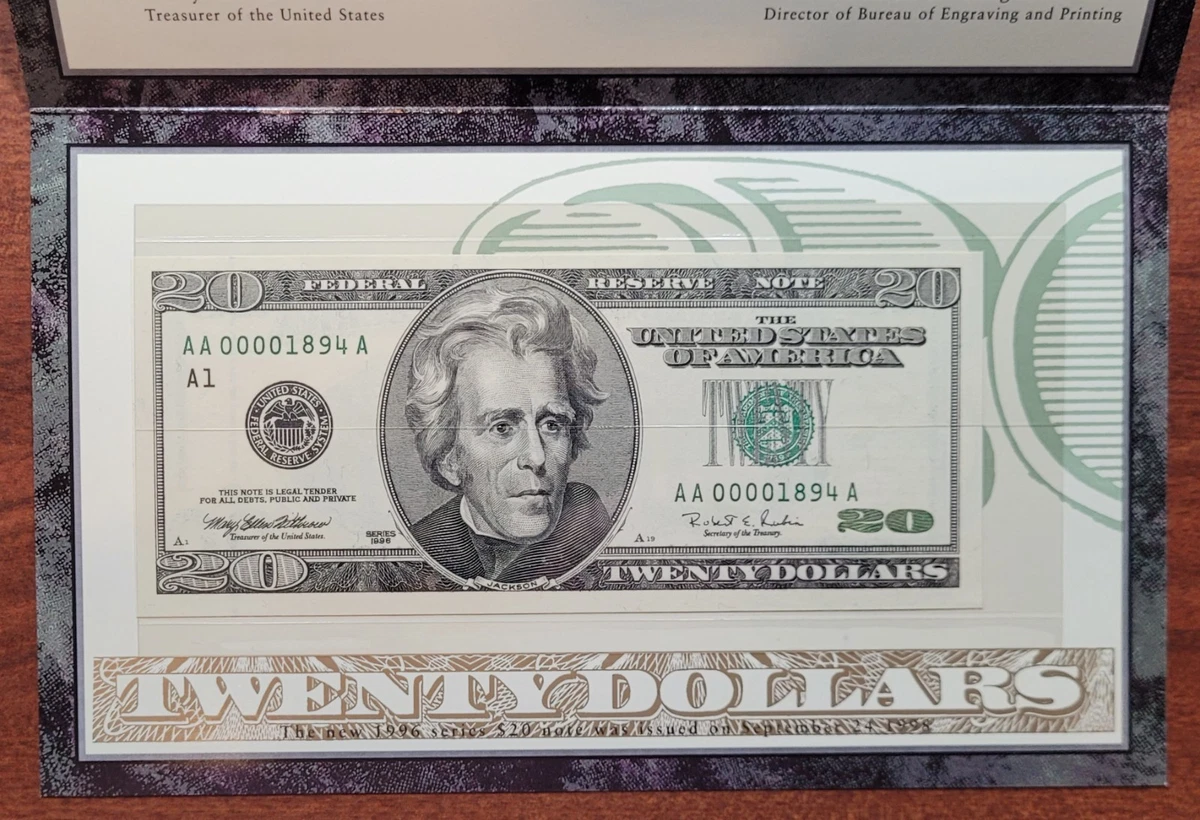 Ungraded $20 1996 US Federal Reserve Small Notes for sale | eBay