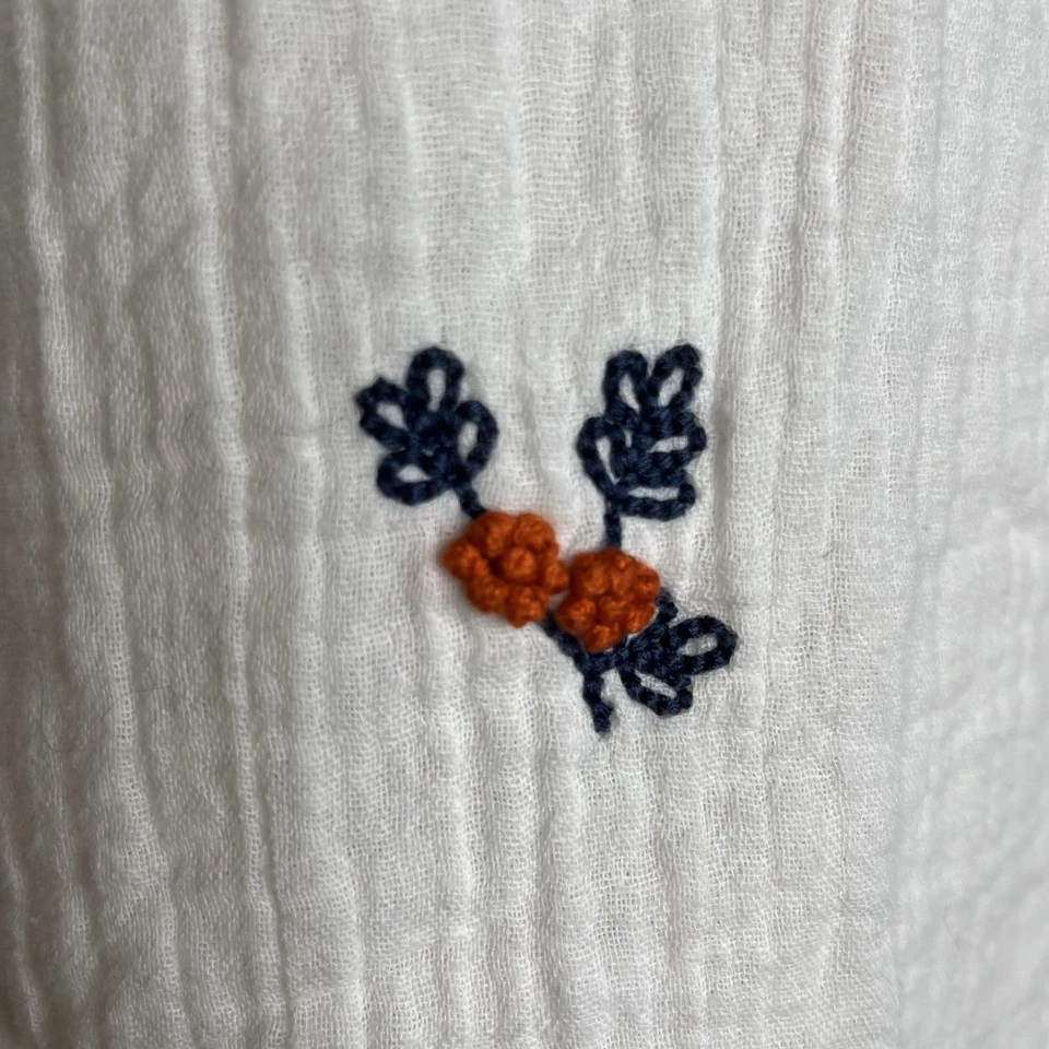 Top Velvet by Graham & Spencer Selma Fleur bordado talla XL algodón calado Foto 3 de 4