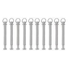 10 Set Folding Fan Rivet and Nut Shaft Rivets for Hand Paper Fans