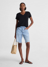Madewell The Essex Long Baggy Short - Londe Wash Rigid New Madewell The Essex Long Baggy Short - Londe Wash Rigid New