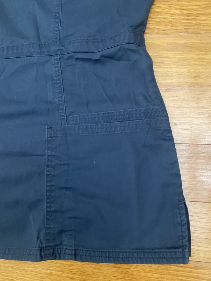 Cherokee Workwear Scrub Top Medium Women’s Grey Slightly Faded Core Stretch - Image 4 of 4