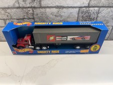 Hot Wheels 1992 Mighty Rigs - Champion Spark Plug Container - New No. 2497 Hot Wheels 1992 Mighty Rigs - Champion Spark Plug Container - New No. 2497