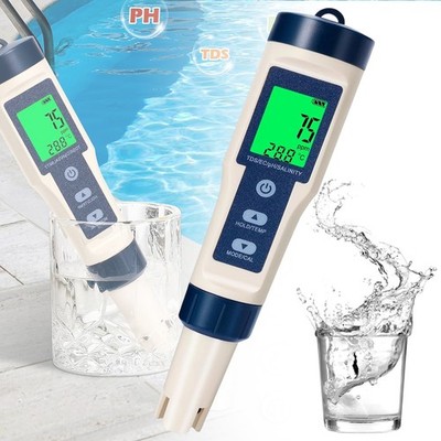 Digital PH & TDS EC Meter, Wasserqualität Tester, Trinkwasser, Leitwertmessgerät