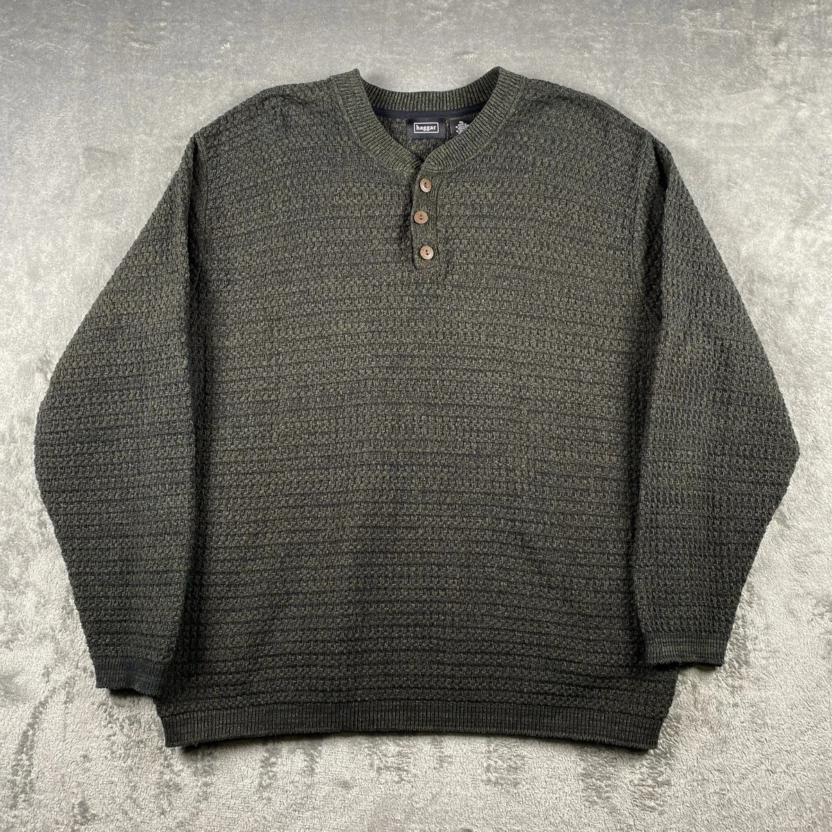 Haggar Henley Sweaters for Men for sale | eBay