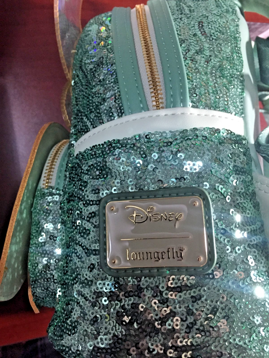 ✨ Loungefly Disney Tinker Bell Cosplay Sequin Mini Backpack NWT ✨ Loungefly Disney Tinker Bell Holiday Sequin Cosplay Mini  main image 4