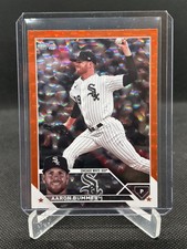 2023 Topps Update #US102 Aaron Bummer Orange Foil Parallel #277/299 White Sox