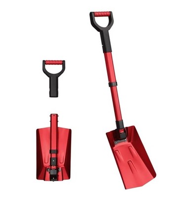 AstroAI 38.4'' Folding Snow Shovel for Car Extendable Snow Multifunctional Shovel