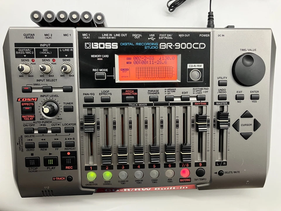 Boss BR-900CD Digital Recording Studio 2006 w/Adapter Working BU44552 - Image 2 of 4