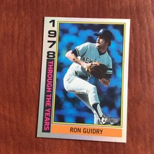 2025 Topps Heritage - Through the Years Ron Guidry #TTY-3 Foil