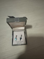 Silver Cross Earrings