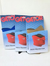 1Gator fleece lined face protector NEW neoprene reversable blk brown blue sz Lg