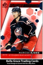 2022-23 SP Authentic Marcus Bjork #173 Columbus Blue Jackets Future Watch Red 
