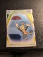 2026 Topps Disney Neon Jiminy Cricket Neon Etch Chrome Hobby Exclusive #CNE-87
