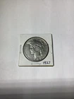 1927 $1 Peace Dollar  Uncirculated. Silver. Breaking high grade set. Lovely.
