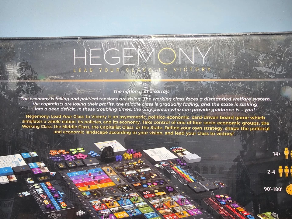 Hegemonía "Lleva a tu clase a la victoria" Juego de mesa político económico asimétrico Foto 3 de 4