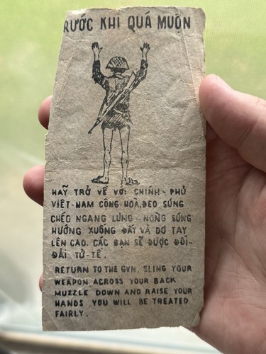 Vietnam Era PSYOP Leaflet