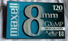 Maxell 8mm GX-MP High Quality 120 Camcorder Video Cassette Tape NEW SEALED