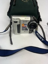 Sony Mavica MVC-FD87 1.3MP Digital Camera - Black Metallic silver Tested