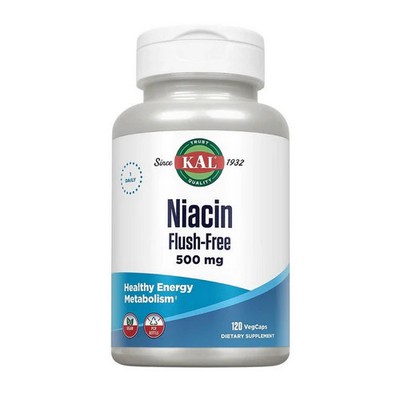 Niacin Flush Free 120 Veg Caps  by Kal